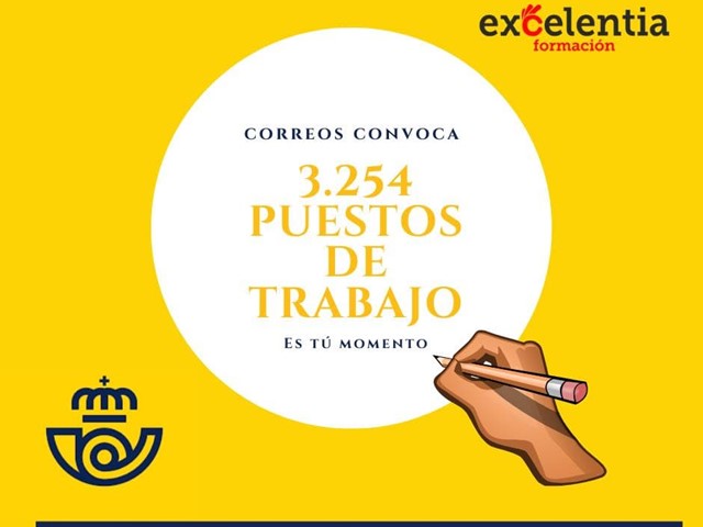 CORREOS: 3.254 PUESTOS DE TRABAJO